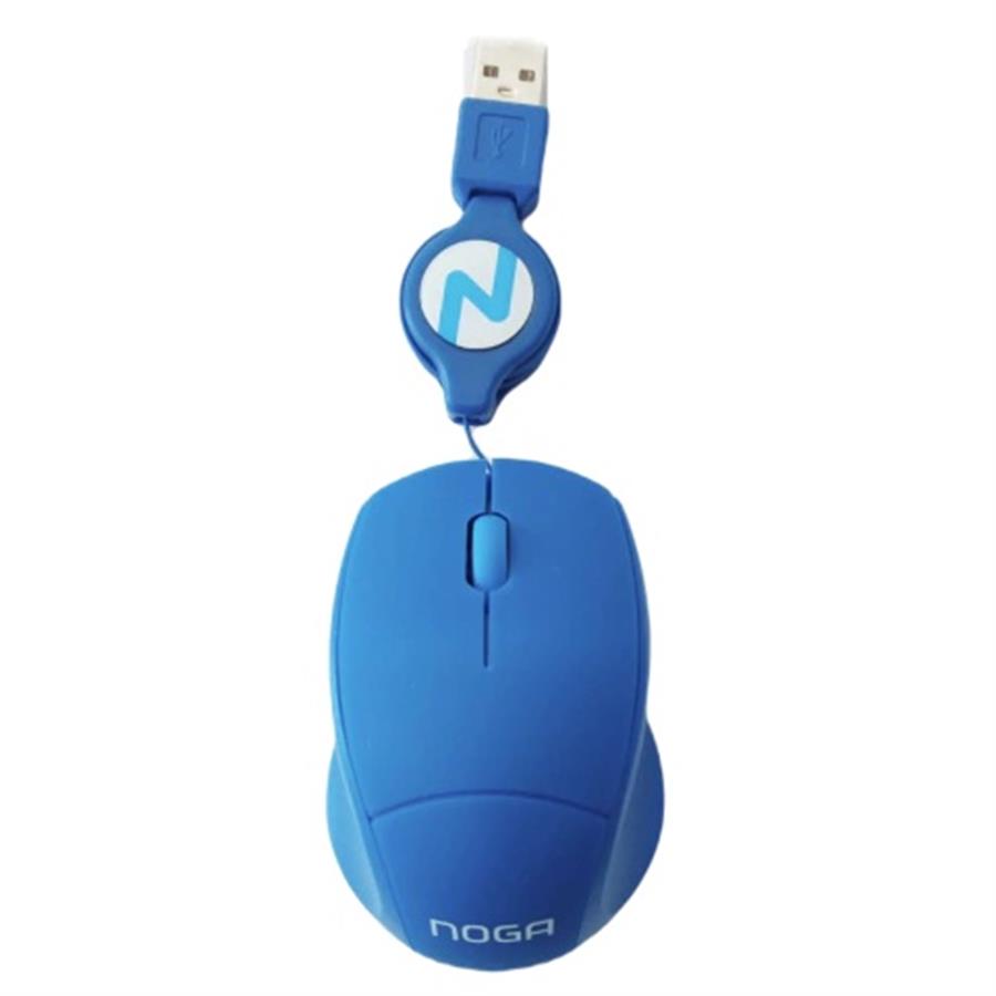 MOUSE RETRACTIL NOGA NGM-418 CELESTE
