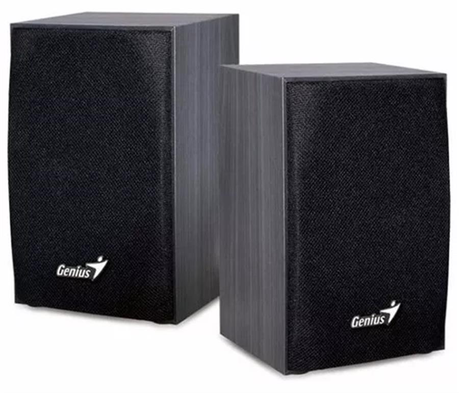 PARLANTE GENIUS SP-HF180 WOODEN 2.0 NEGRO