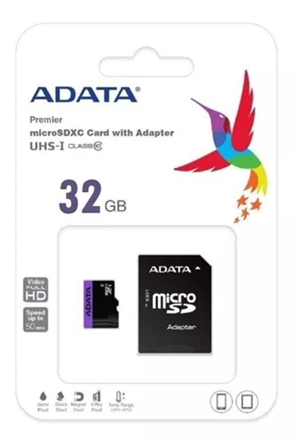 MICRO SD 32GB C10 ADATA PREMIER SDHC UHS-I