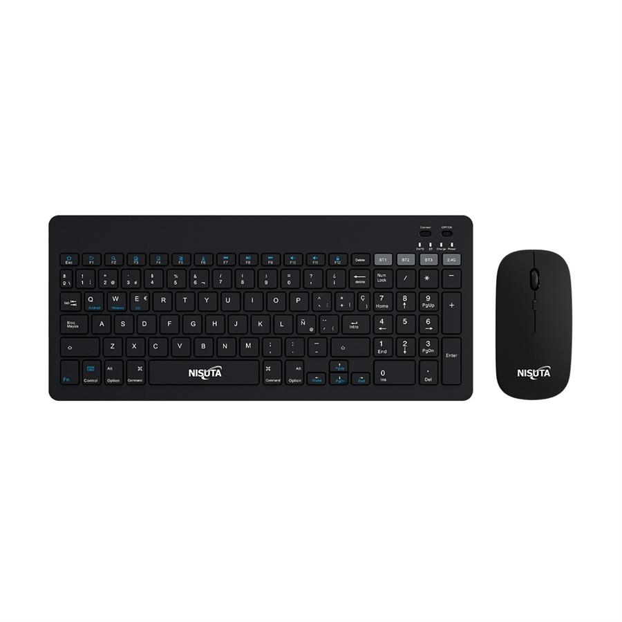 TECLADO COMBO MULTIMEDIA BLUETOOTH 5,0 NSWI58COB