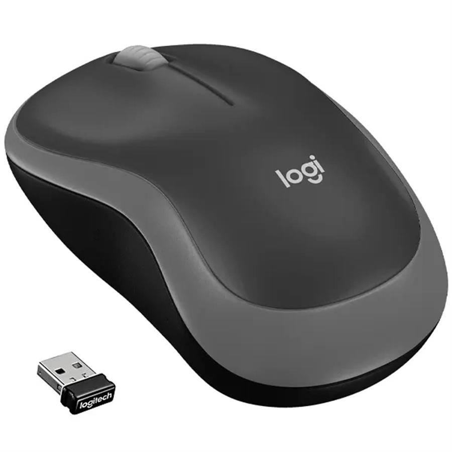 MOUSE LOGITECH M185 WIRELESS NEGRO