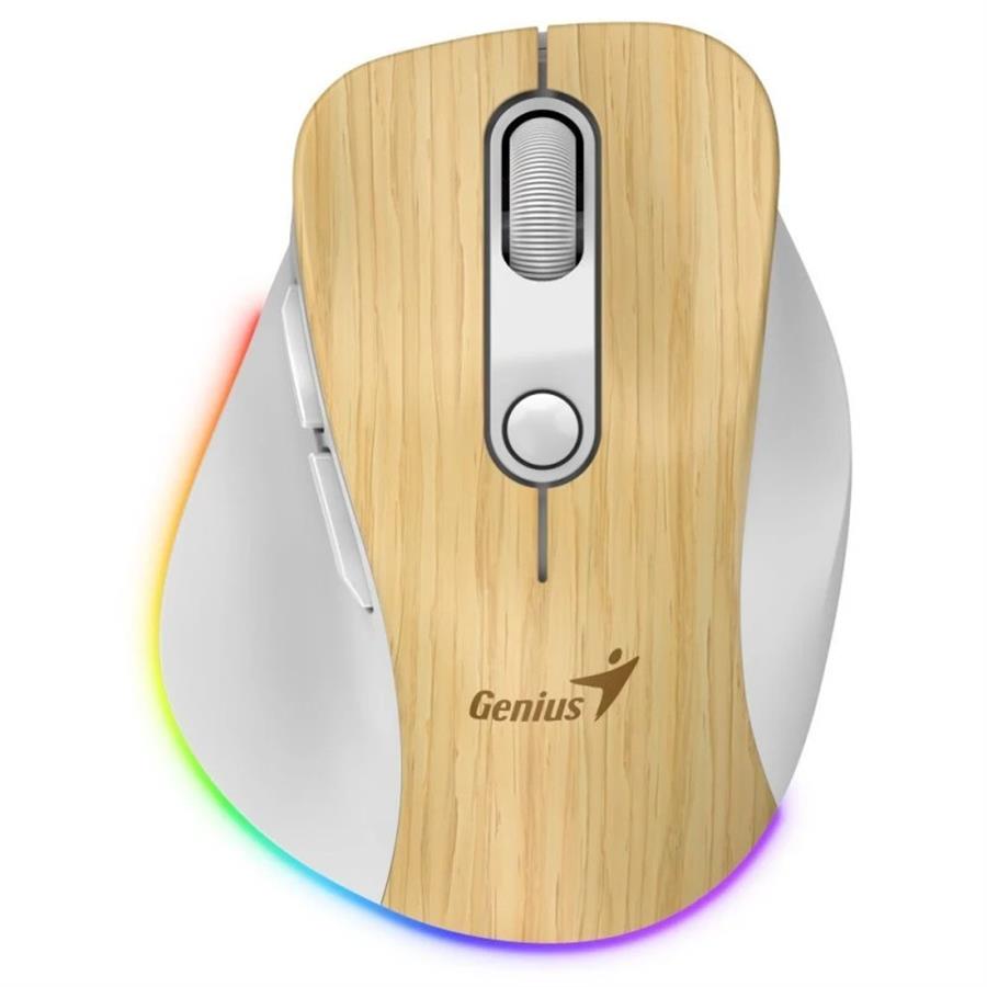 MOUSE GENIUS ERGO 9000S PRO INALAMBRICO MADERA