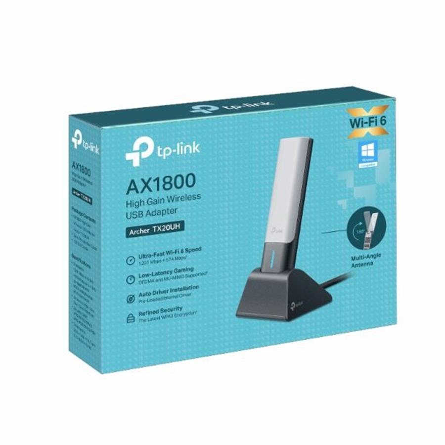 PLACA DE RED WIFI TP-LINK ARCHER TX20UH AX1800 DUAL B WIFI6