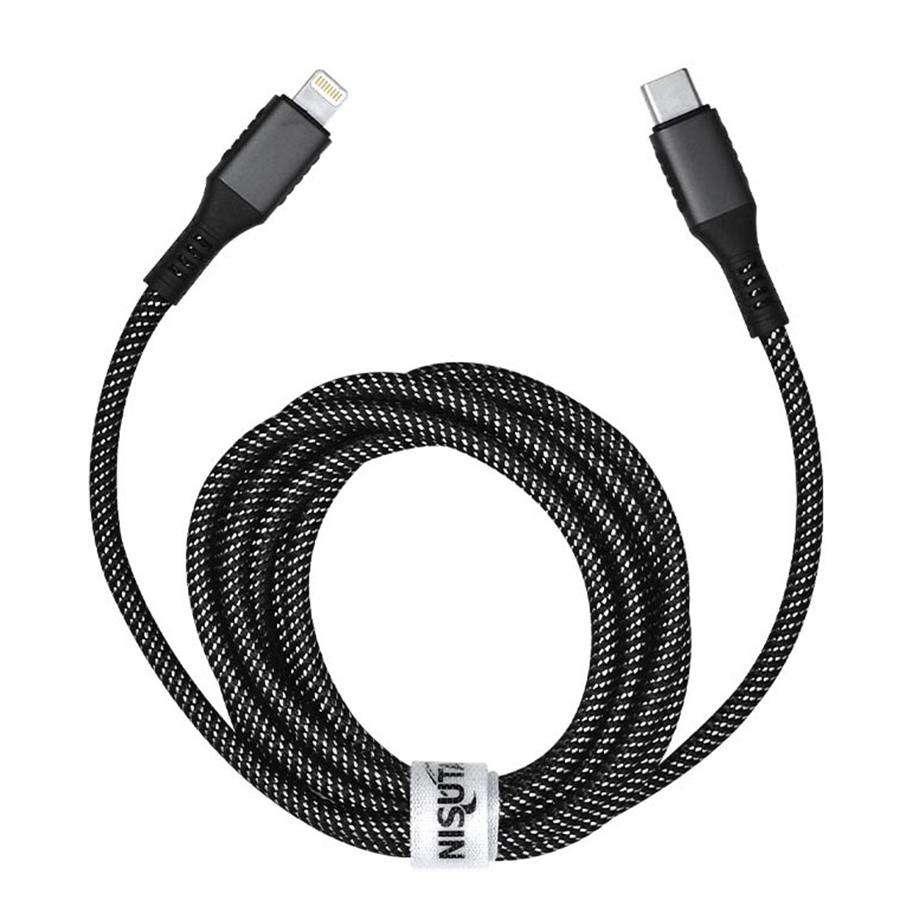 CABLE DE CARGA Y DATOS USBC A LIGHNING NISUTA NS-CUSCIP30