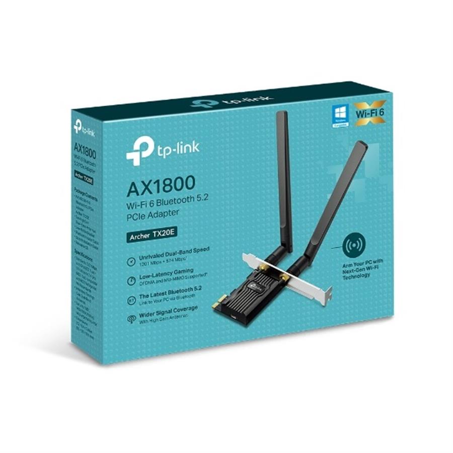 PLACA DE RED USB TP-LINK AX1800 ARCHER TX20E BLUETOOTH