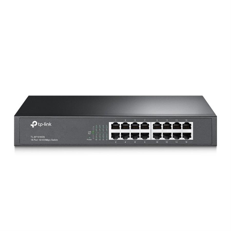 SWITCH 16P TP-LINK SF1016DS FAST ETHERNET DESKTOP-
