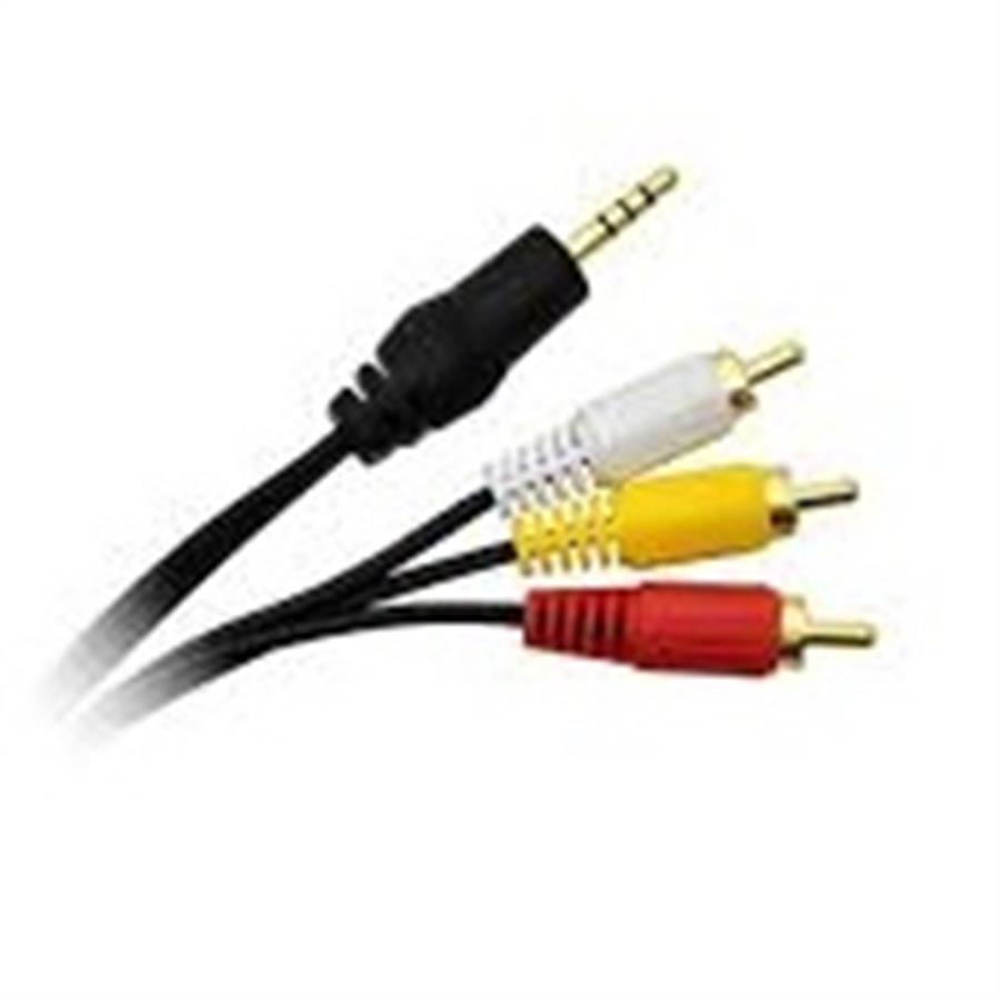 CABLE AUDIO STEREO 3.5 A A/V RCA 1.4M NISUTA NSCAU35V2