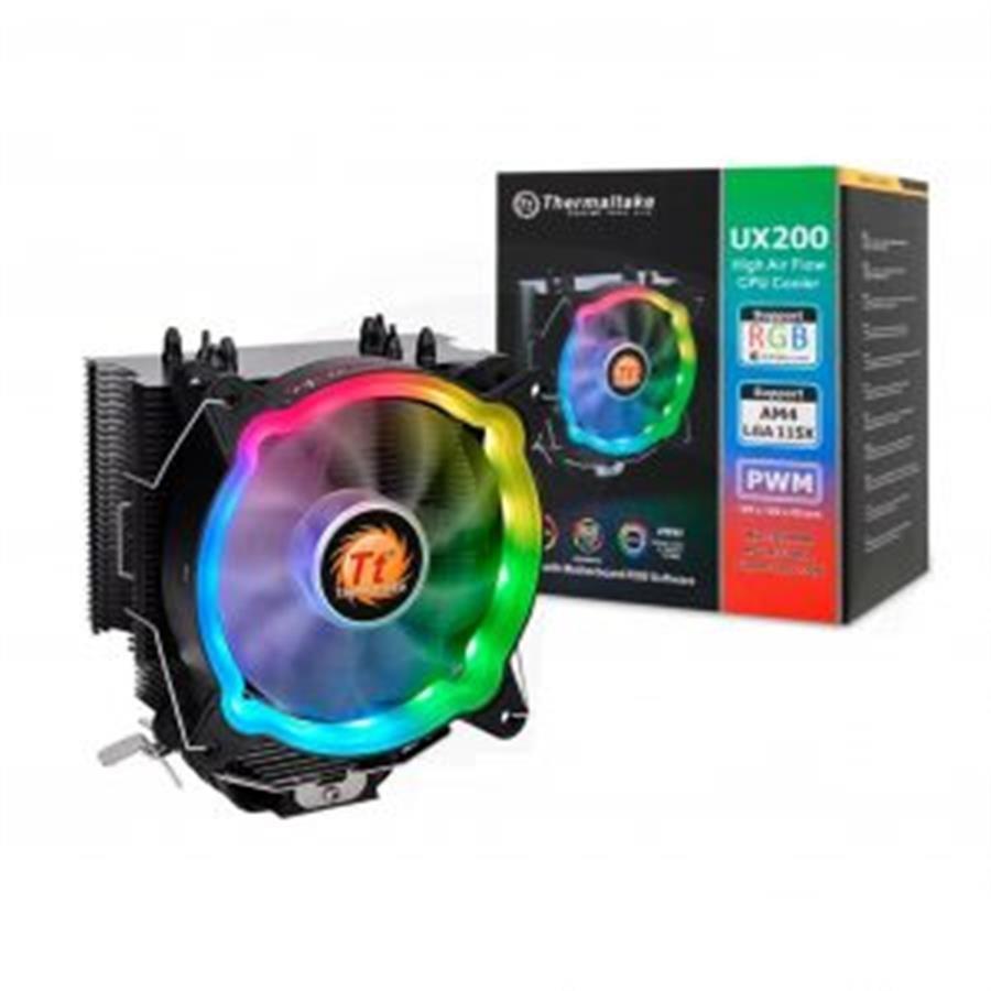 COOLER THERMALTAKE PARA CPU - LED RGB AM4/LGA115X - UX200