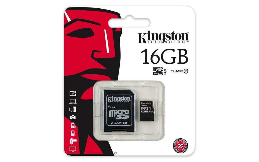 MEMORIA SD KINGSTON 16GB CLASS4