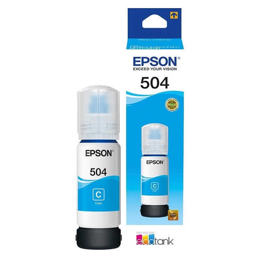 TINTA EPSON 504 CYAN ORIGINAL 70 ML