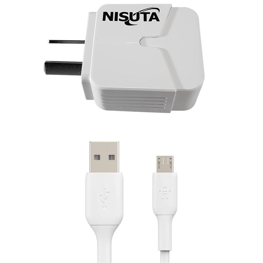 CARGADOR PARA CELULAR 1 USB 2.1A NISUTA NS-FU521UM