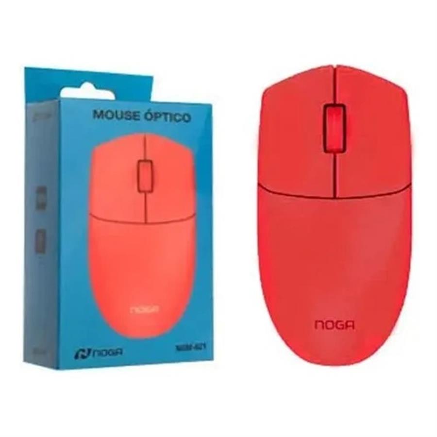 MOUSE NOGA USB NGM-621 ROJO