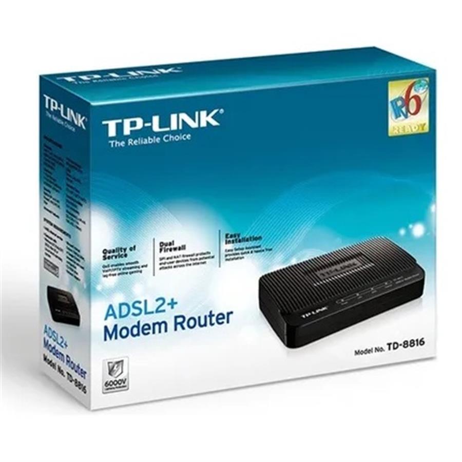 MODEM ROUTER ADSL2+ TP-LINK TD-8816