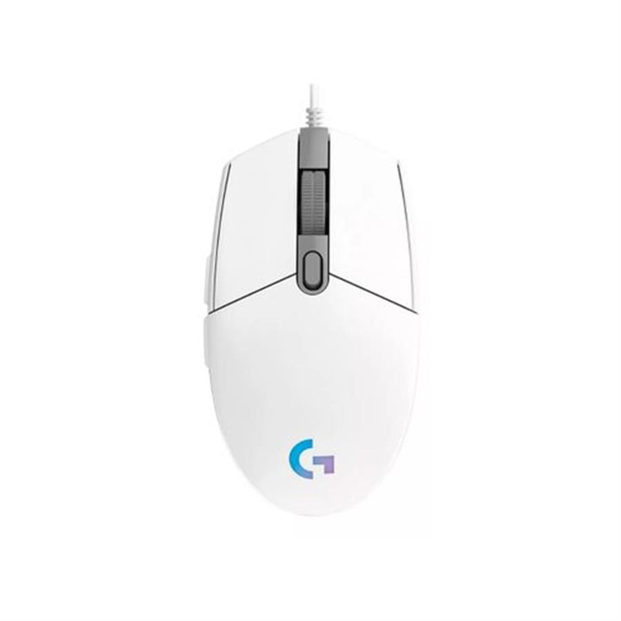 MOUSE GAMER LOGITECH G203 LIGHTSYNC BLANCO 8000DPI G203