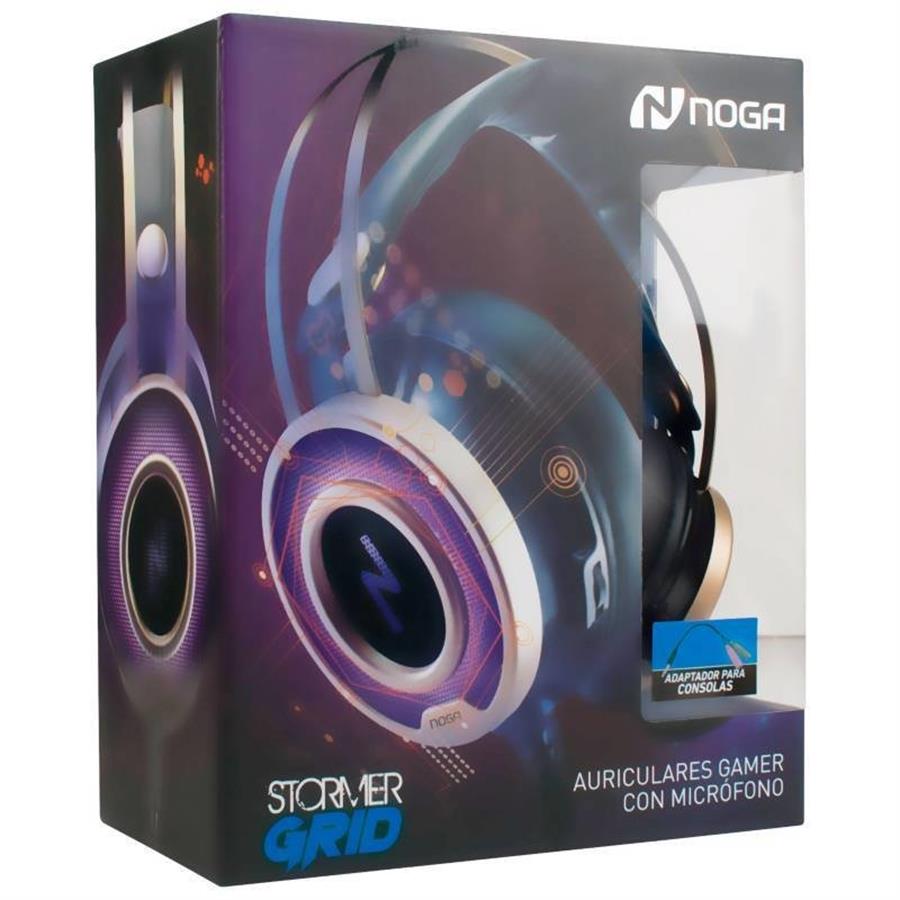 AURICULAR GAMER NOGA STORMER GRID CON MIC Y ADAPTADOR