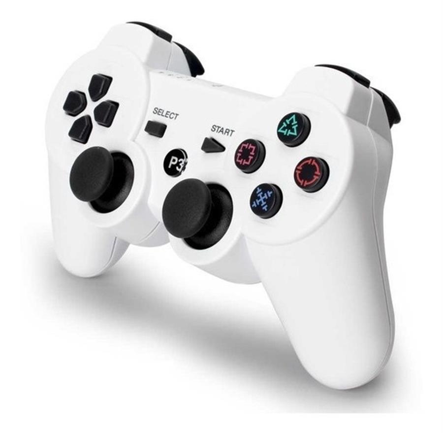 JOYSTICK INALAMBRICO DOUBLE SHOCK PS3 BLANCO